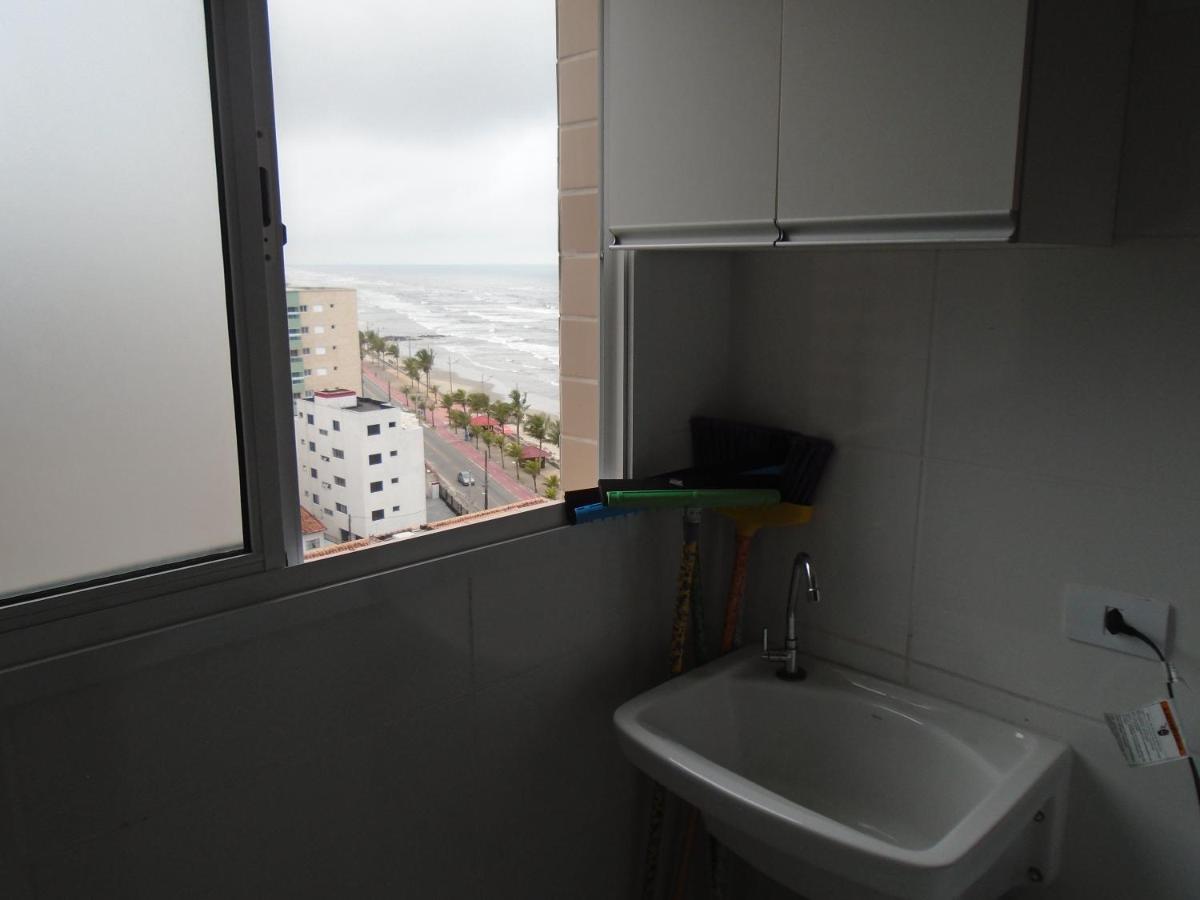 Apartamento Em Mongagua, Frente Ao Mar 外观 照片